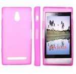 Sili-Cover til Xperia P - Simplicity (Pink)